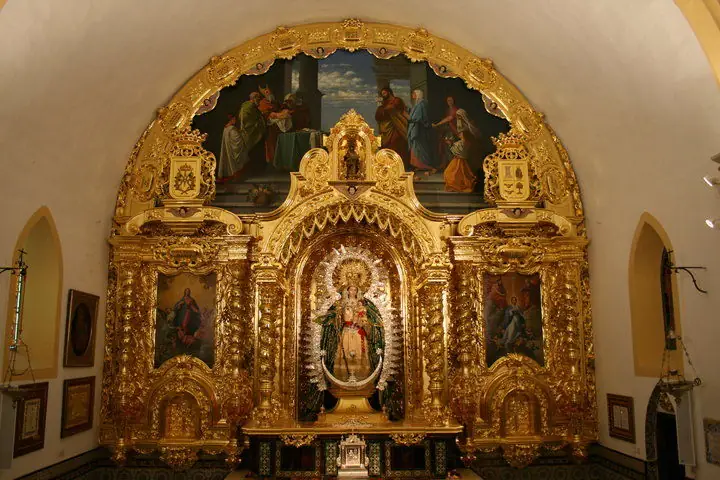 Retablo Nuestra Señora de la Oliva, Patrona de Salteras, Sevilla